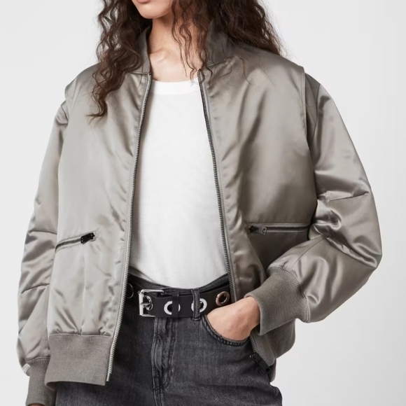 All Saints Women's Bomber Jacket - Picture 6 of 6